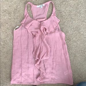 Pink dressy tank top blouse